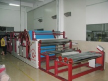 內(nèi)衣布料復(fù)合（貼合）機客戶現(xiàn)場