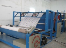 服裝面料復(fù)（貼）合機客戶現(xiàn)場